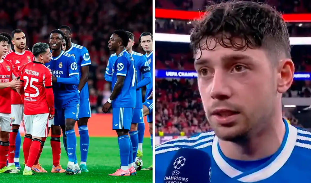 Fede Valverde habló sobre lo ocurrido entre Vinicius y Gianluca Prestianni. Foto: composición LR/ESPN/EFE