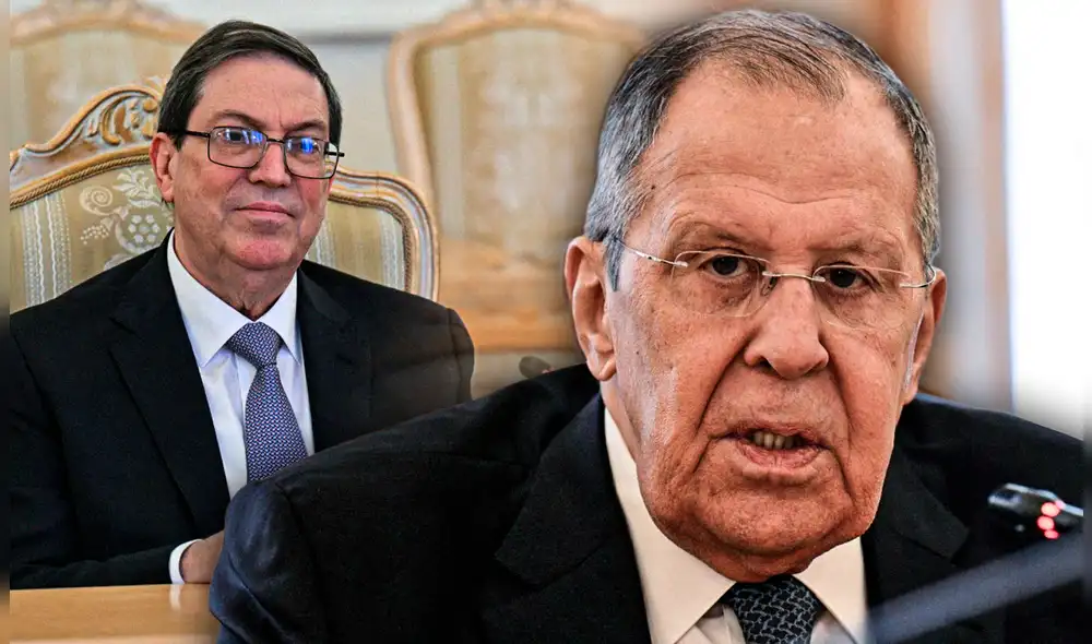 Lavrov calificó de inadmisibles las acciones de Estados Unidos e instó a que busquen soluciones diplomáticas. Foto: Composición LR/AFP.