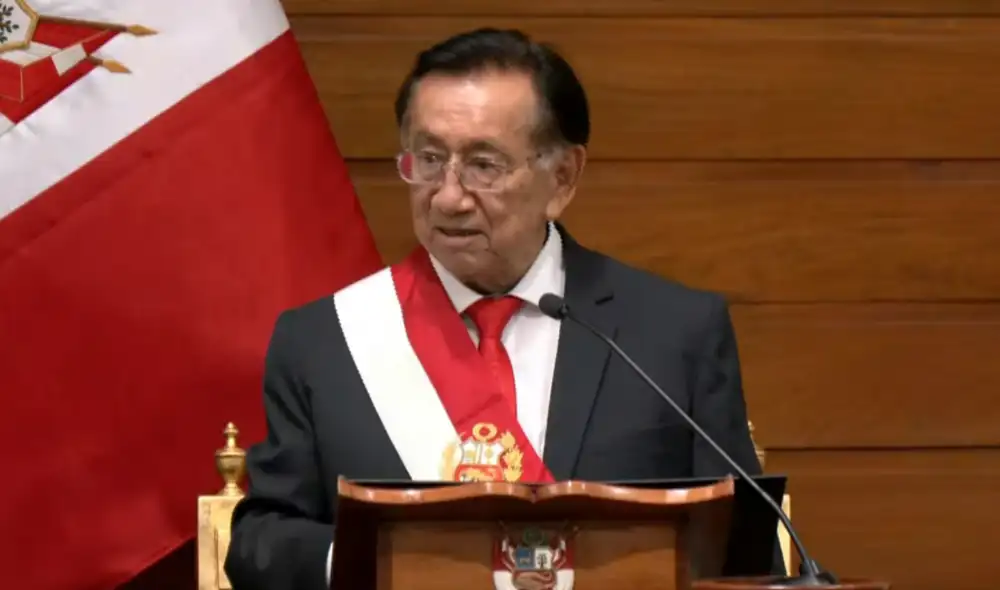 Balcázar de Perú Libre, se dirigió al país y aseguró que continuará con la misma línea económica.