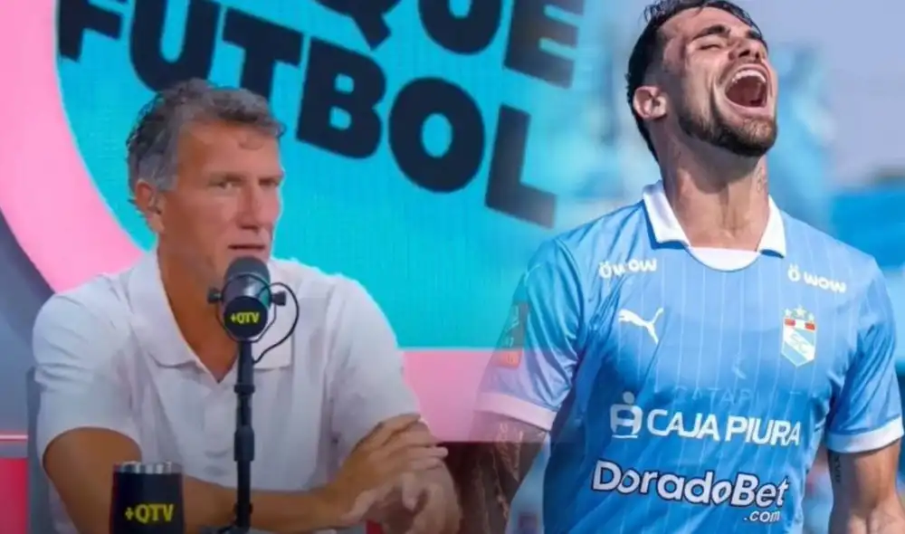 Flavio Maestri criticó al actual '9' de Sporting Cristal. Foto: Lr/Más Que TV