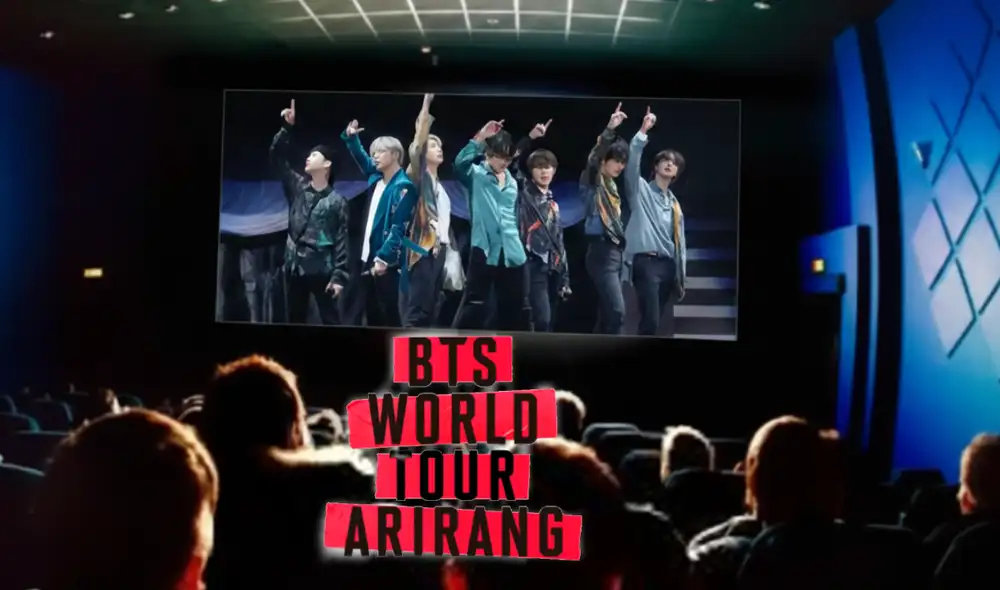 BTS llega a los cines con su tour mundial. Foto: composición LR/difusión