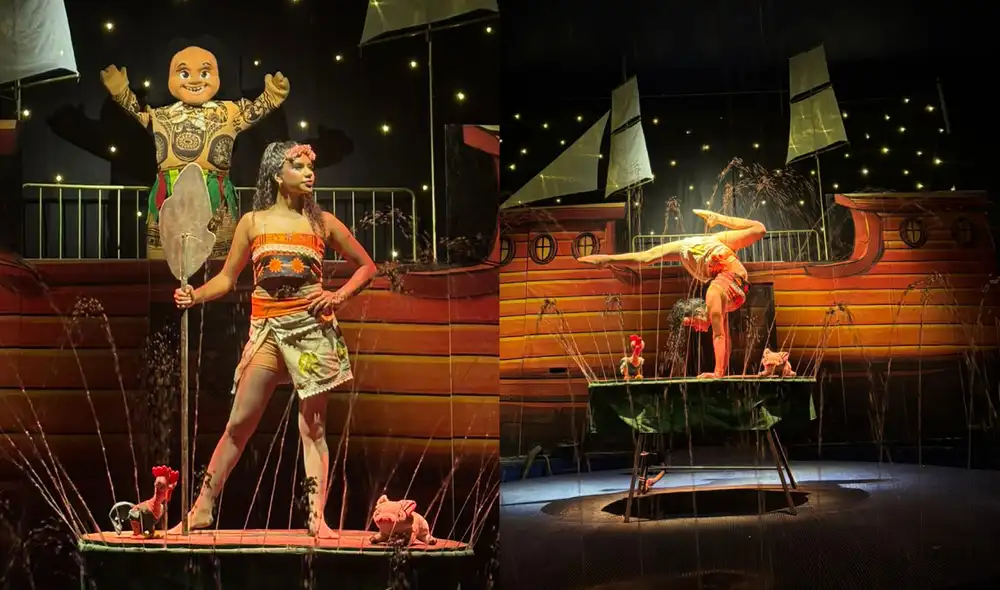 El ‘Circo sobre Agua: Una aventura acuática’ llega a Lima con un show visual en un escenario flotante sobre una piscina gigante.