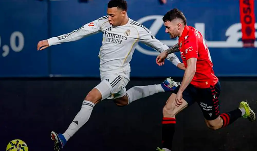 Real Madrid pelea con Barcelona por el título de LaLiga. Foto: Osasuna