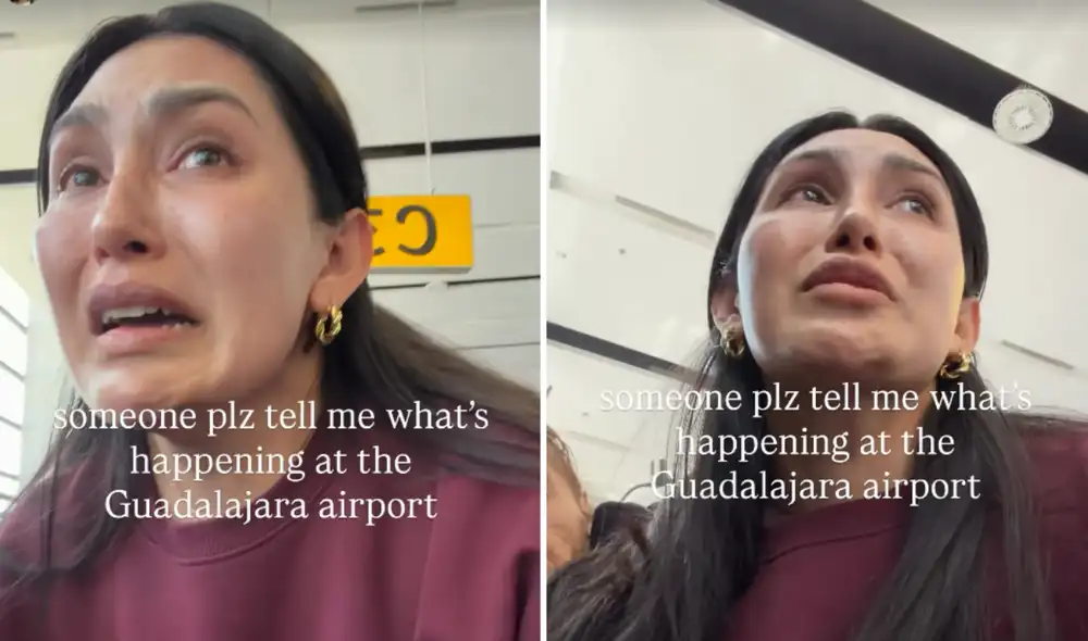 La creadora de contenido compartió en su Instagram los momentos de terror que vivió tras escuchar detonaciones en los alrededores del aeropuerto de Guadalajara