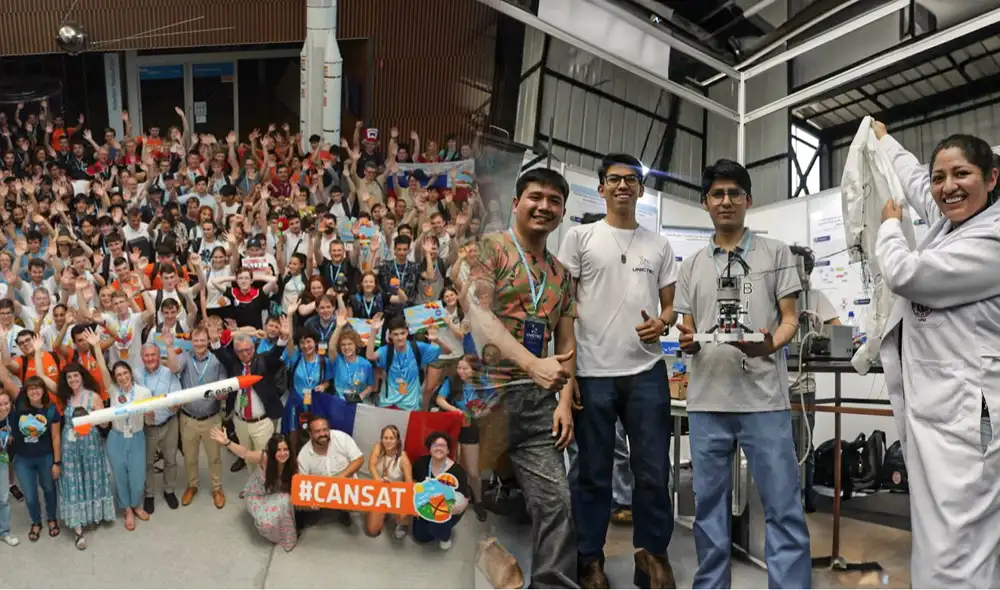 Estudiantes de la UNI competirán en la competición CanSat France.