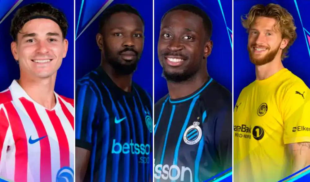 Atlético de Madrid e Inter de Milán jugarán como locales ante Brujas y Bodo/Glimt, respectivamente. Foto: Champions League