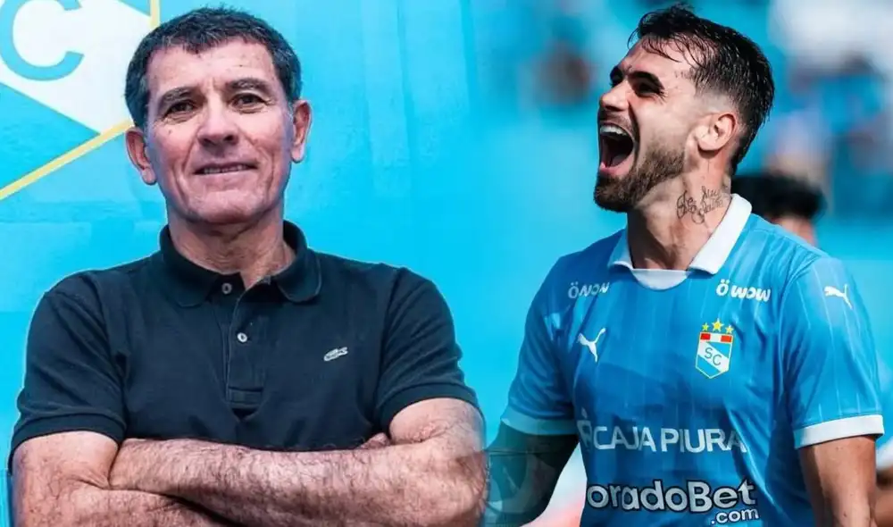 Gustavo Zevallos respalda a Felipe Vizeu en Sporting Cristal. Foto: Lr/Bolavip