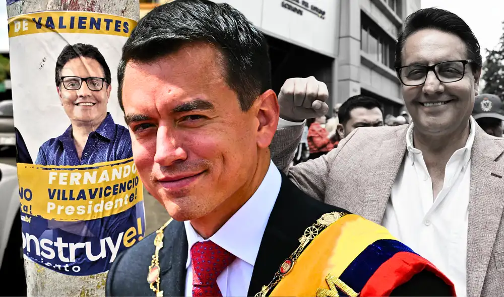 “Pipo” acusa a Daniel Noboa por crimen de Villavicencio. Foto: Composición LR “Pipo” acusa a Daniel Noboa por crimen de Villavicencio. Foto: Composición LR