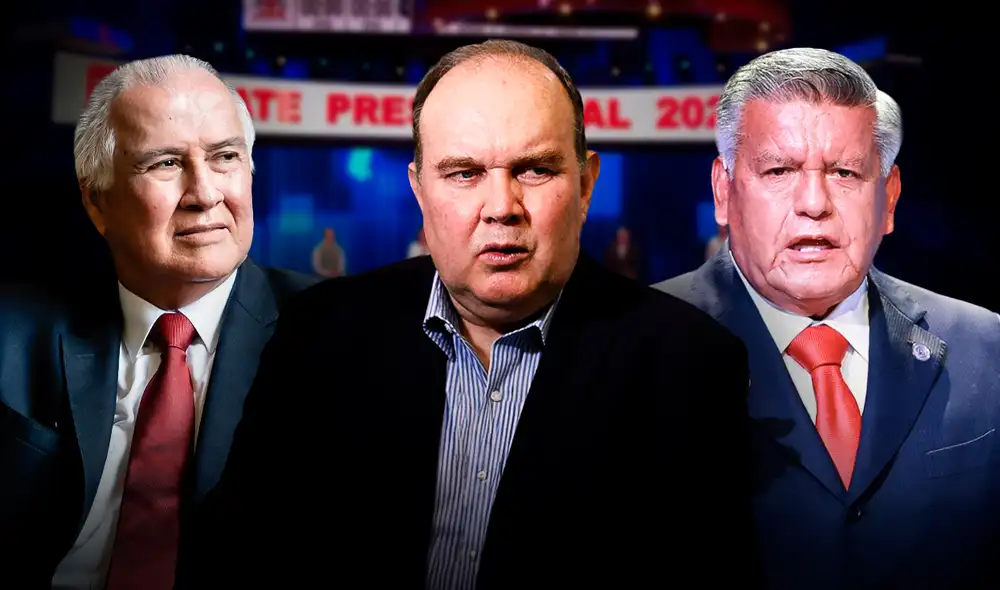 La primera ronda del debate presidencial contará con candidatos que figuran en primeros puestos de encuestas. Foto: composición de Betsy De Los Santos / LR La primera ronda del debate presidencial contará con candidatos que figuran en primeros puestos de encuestas. Foto: composición de Betsy De Los Santos / LR