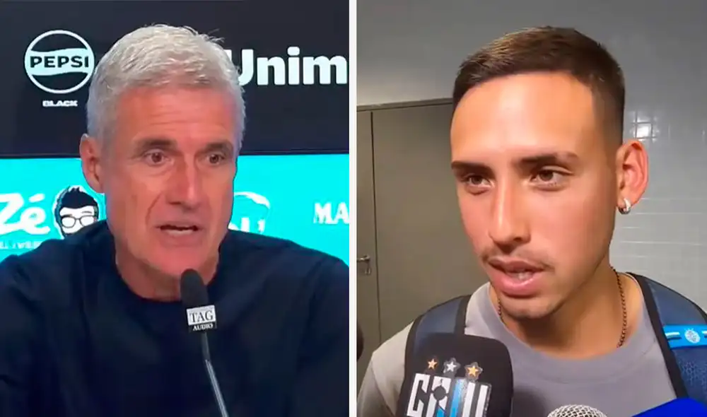 DT de Gremio cuestionó a Erick Noriega pese a su primer gol. Foto: composición LR/X DT de Gremio cuestionó a Erick Noriega pese a su primer gol. Foto: composición LR/X