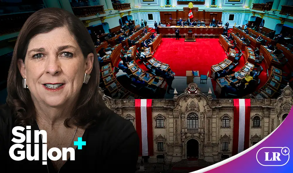 La conductora de 'Sin guion' sostiene que gobierna un "pacto parlamentario". Foto: composición LR La conductora de 'Sin guion' sostiene que gobierna un "pacto parlamentario". Foto: composición LR