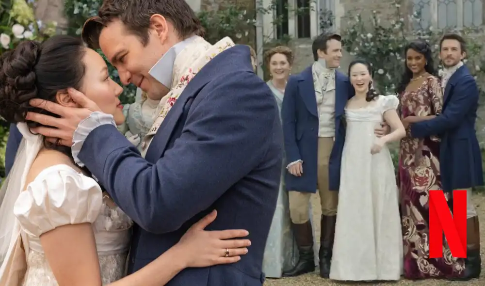 'Bridgerton' y su impactante final de temporada. Foto: composición LR/Netflix