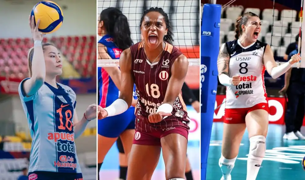 Tabla de posiciones de la Liga Peruana de Vóley. Foto: composición LR/ Instagram