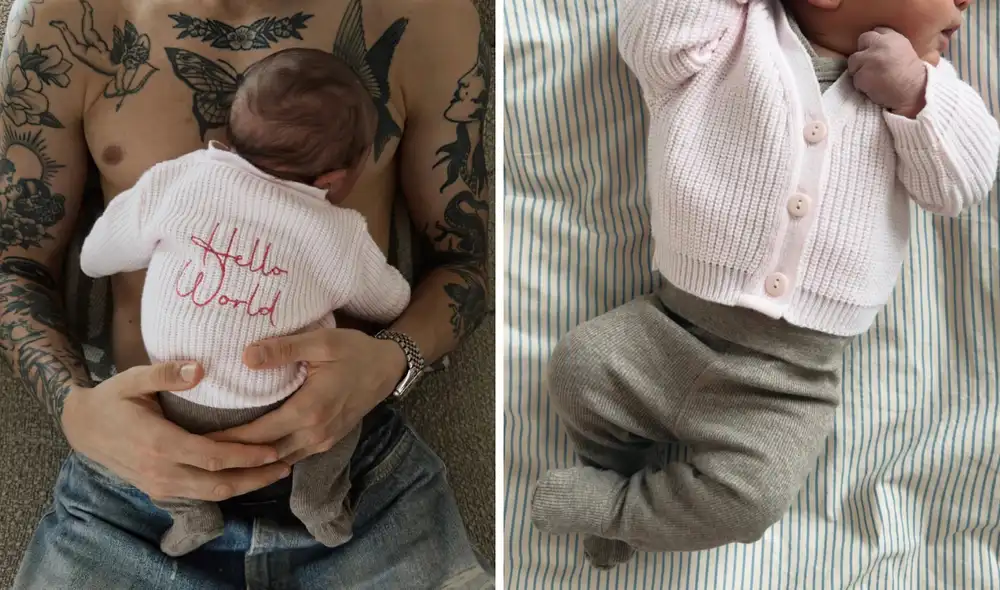 El 'Vikingo' se convirtió en padre junto a Isabella Taulund Foto: Composición LR