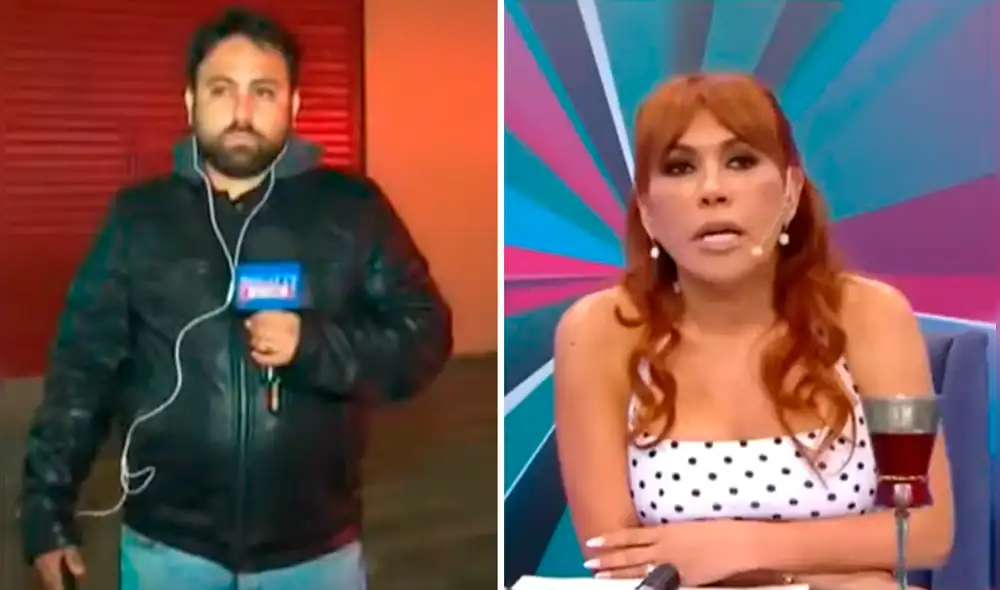 No es la primera vez que Magaly Medina reprende en vivo a Gianfranco Pérez. Foto: Composición LR/ATV.