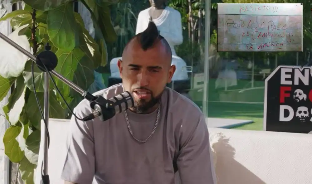 Arturo Vidal habló sobre la polémica pinta que hizo Chile en el Estadio Nacional. Foto: Lr/Enfocados Arturo Vidal habló sobre la polémica pinta que hizo Chile en el Estadio Nacional. Foto: Lr/Enfocados