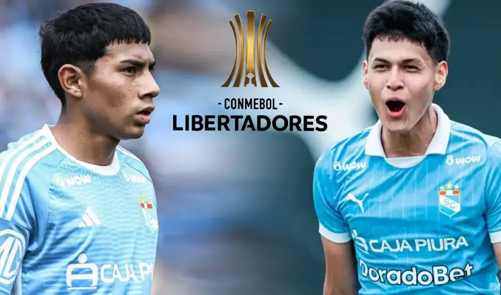 Maxloren Castro y Jair Moretti son considerados dos promesas de Sporting Cristal. Foto: composición LR/Sporting Cristal/Conmebol Maxloren Castro y Jair Moretti son considerados dos promesas de Sporting Cristal. Foto: composición LR/Sporting Cristal/Conmebol