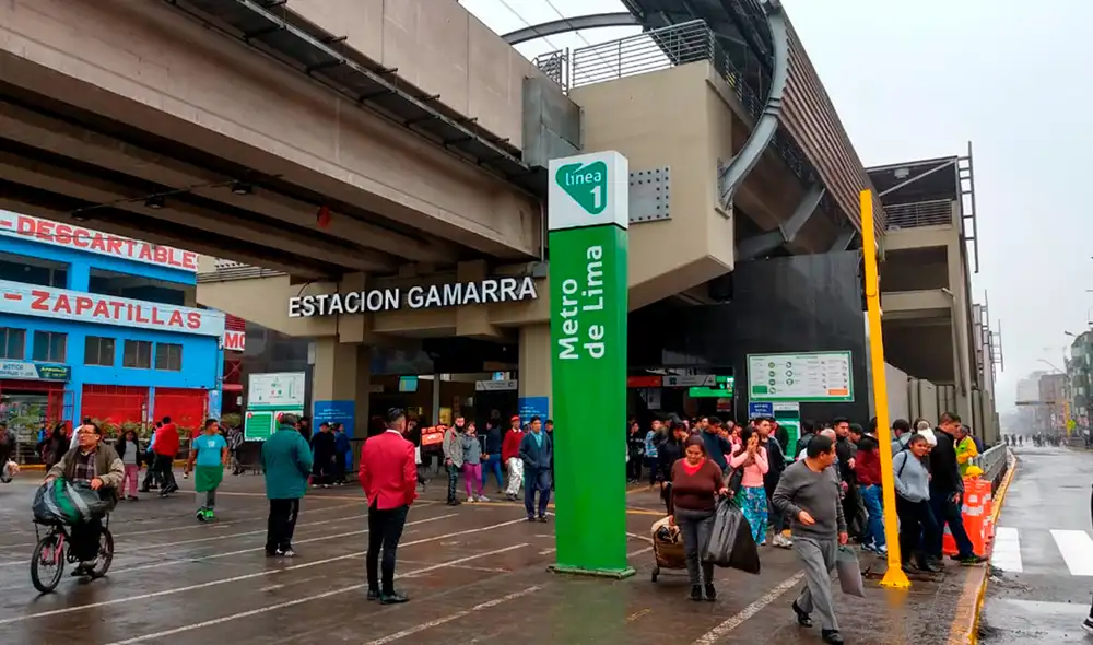 Estación Gamarra cerrada temporalmente durante obras municipales