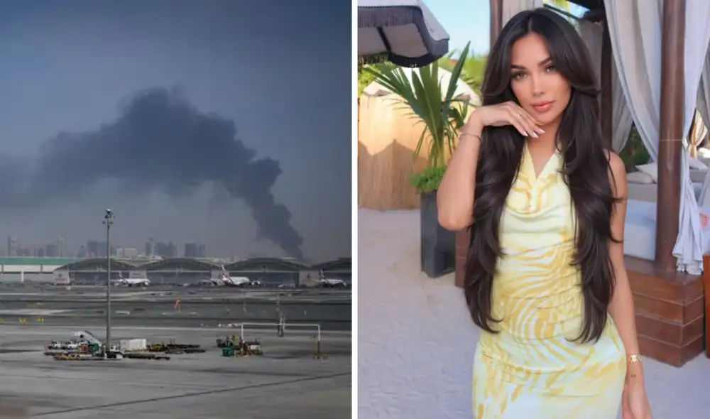 Paula Manzanal reside en Dubái desde hace tres años Foto: Composición LR