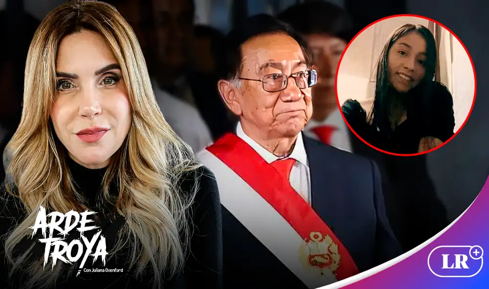 Para la conductora, Balcázar habría actuado al mismo "estilo" de José Jerí. Foto: composición LR Para la conductora, Balcázar habría actuado al mismo "estilo" de José Jerí. Foto: composición LR