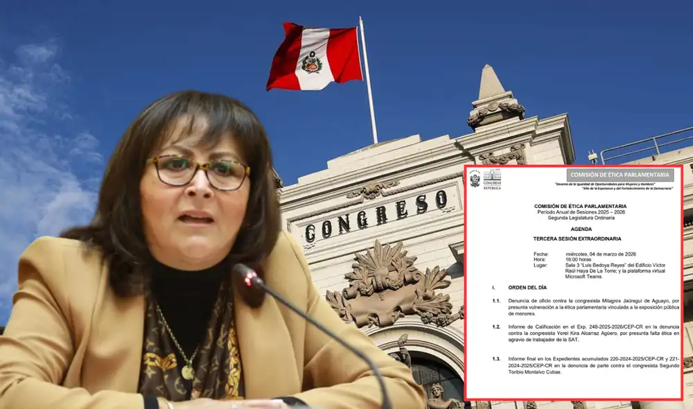 Comisión de Ética definirá el estado de la denuncia contra Milagros Jáuregui por exposición pública de menores Comisión de Ética definirá el estado de la denuncia contra Milagros Jáuregui por exposición pública de menores