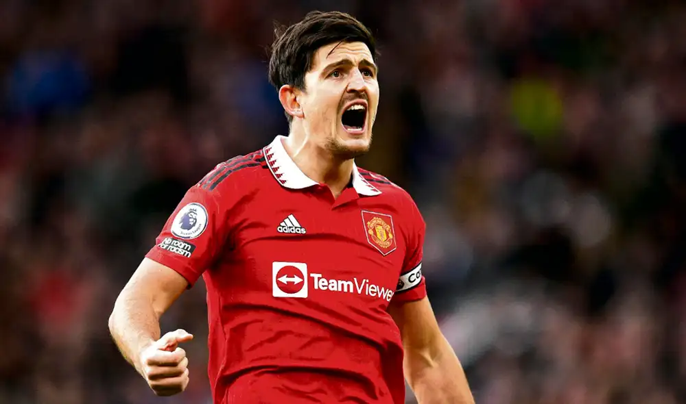 Harry Maguire es un habitual titular en el Manchester United de Inglaterra. Foto: AFP