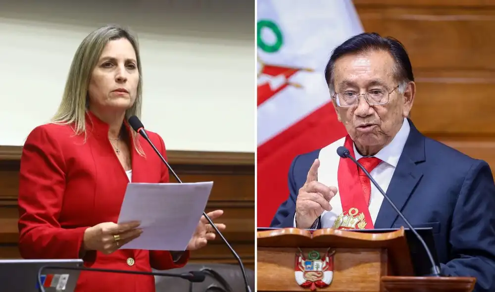 Maricarmen Alva asegura que José Balcázar “ofreció ministerios como caramelos” para ser elegido como presidente. Foto: composición LR