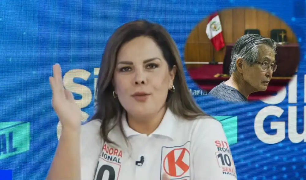 La candidata fujimorista fue entrevistada en 'Sin guion'.
