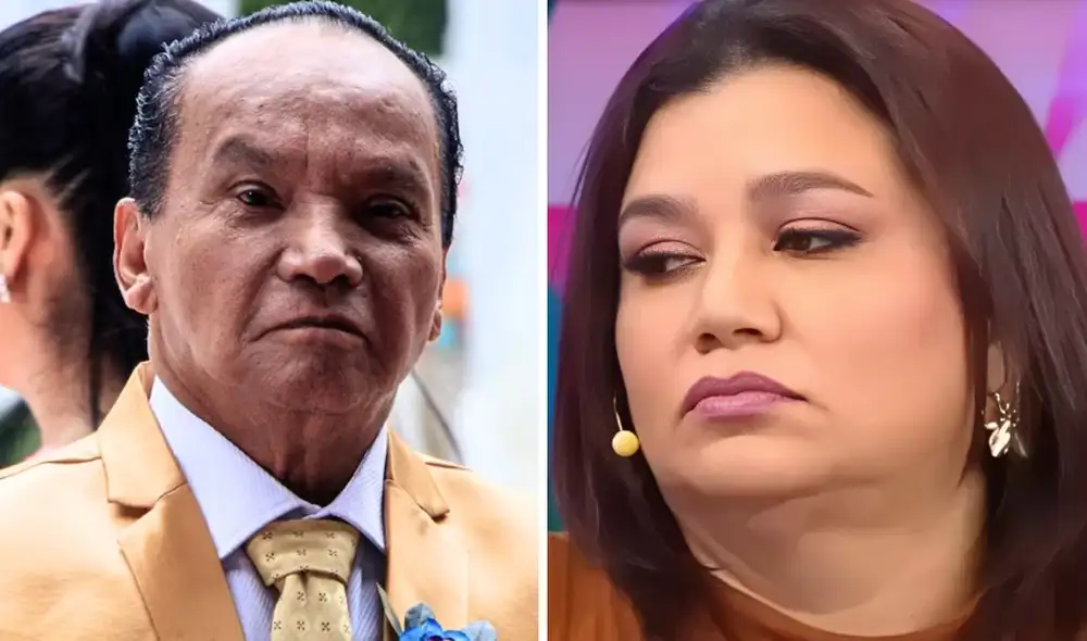 Melcochita le responde a Monserrat tras ser acusado de gastar su dinero en juegos de azar Foto: Composición LR