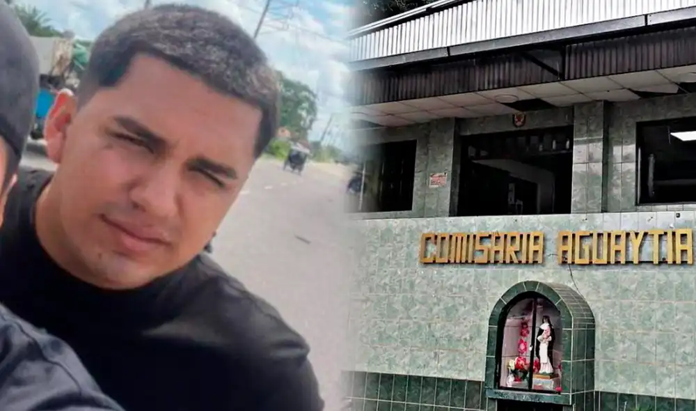 El efectivo policial fue despedido por sus colegas de la comisaría de Aguaytia