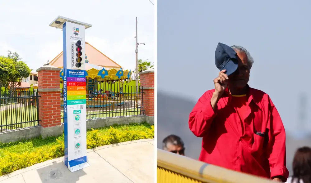 Semáforo inteligente advierte sobre los niveles de radiación UV.