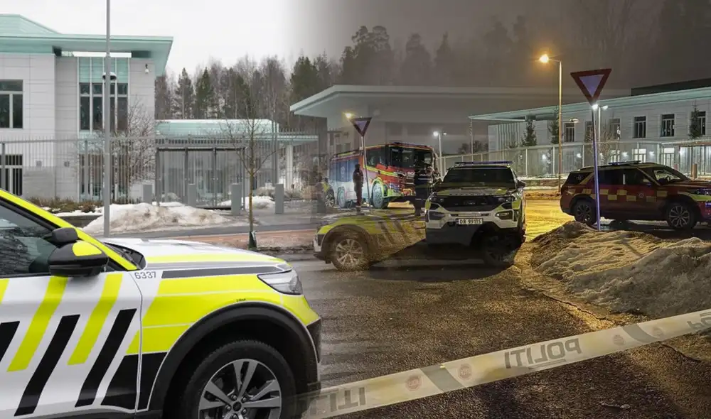 La detonación en la embajada de Estados Unidos en Oslo se registró alrededor de la 1 de la madrugada.