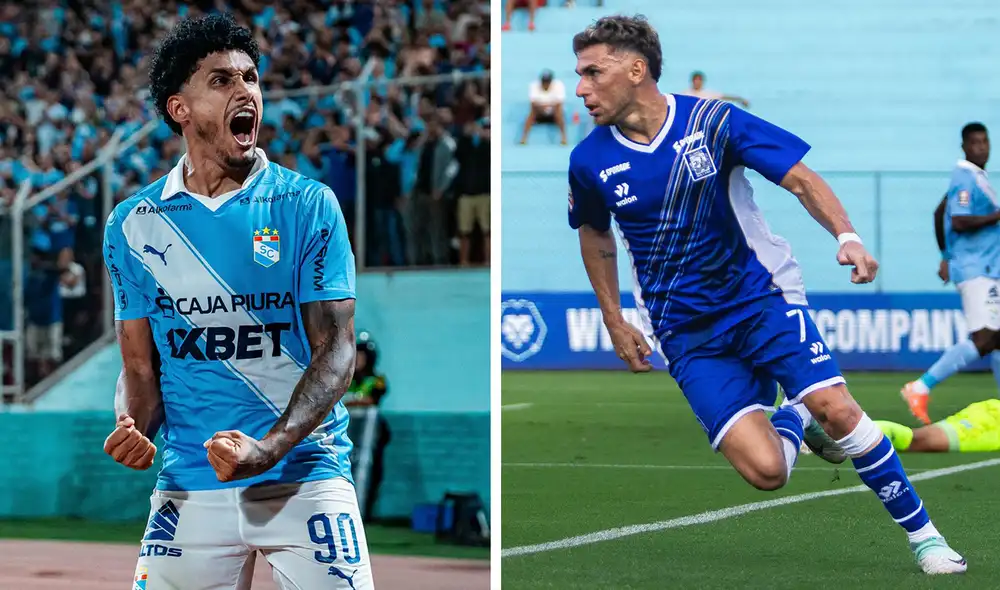 Cristiano Da Silva buscó a  Franco Coronel al final del partido para encararlo. Foto: composición de LR/Sporting Cristal/Alianza Atlético