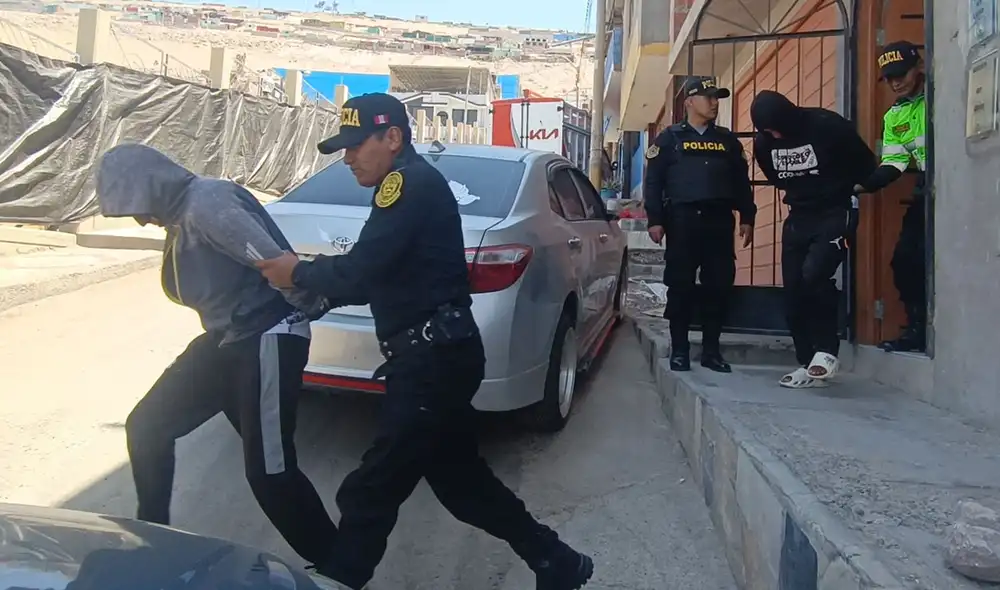 Denunciados fueron detenidos por agentes de la PNP. Foto: difusión.