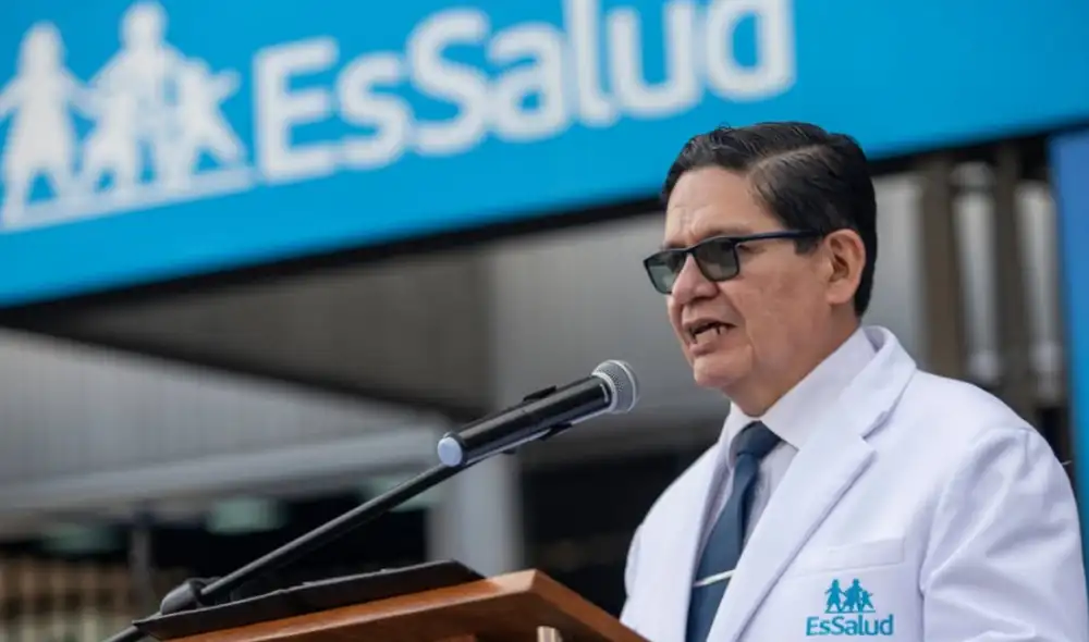 Segundo Cecilio Acho Mego, presidente ejecutivo de EsSalud.