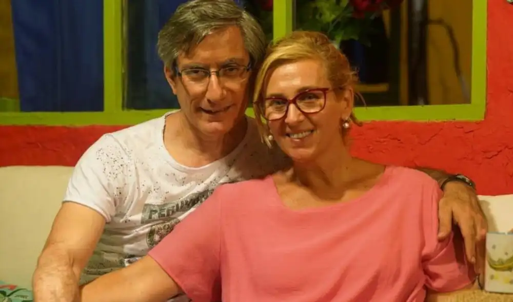 El periodista Federico Salazar y la actriz Katia Condos tuvieron tres hijos juntos.