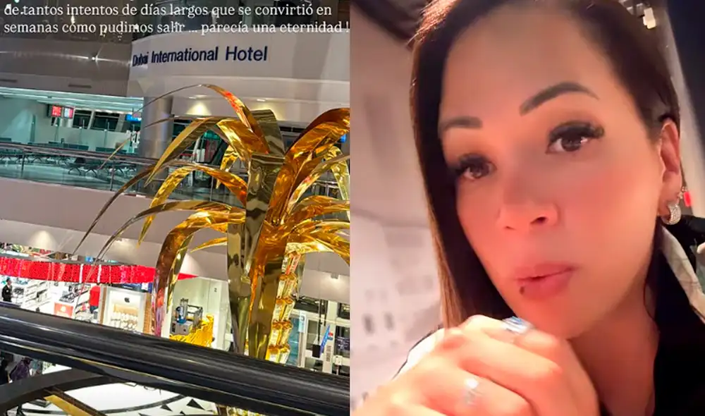 Melissa Klug quedó varada por más de 2 semanas en Islas Maldivas. Foto: Composición LR/Captura/YouTube