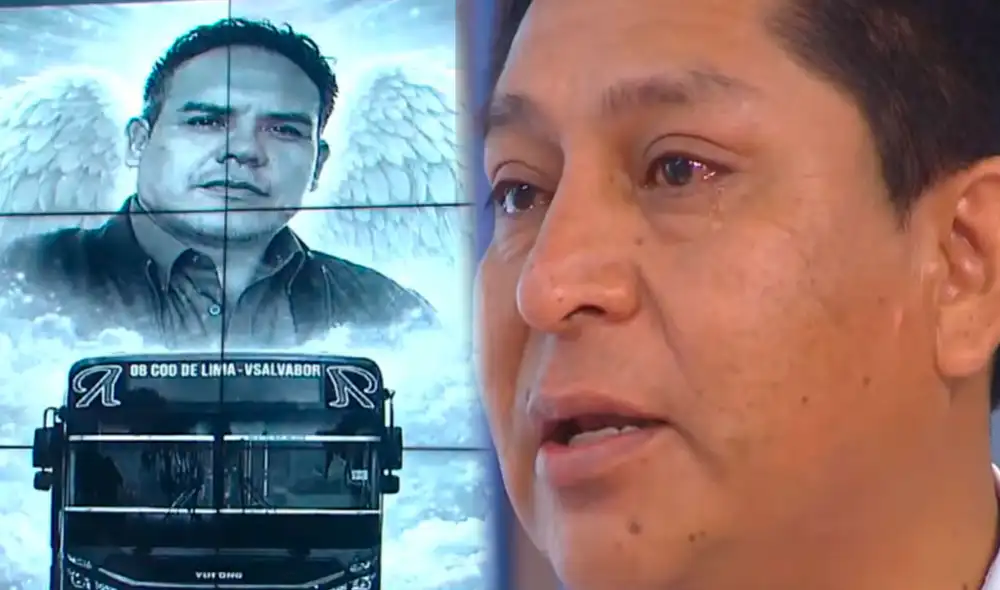 Dirigente de transportistas llora por asesinato de su compañero por sicarios.