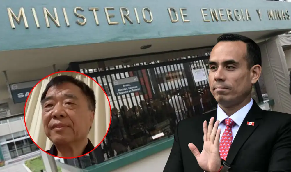 El empresario chino visitó a José Jerí cuando era presidente en Palacio de Gobierno. Foto: Composición/LR