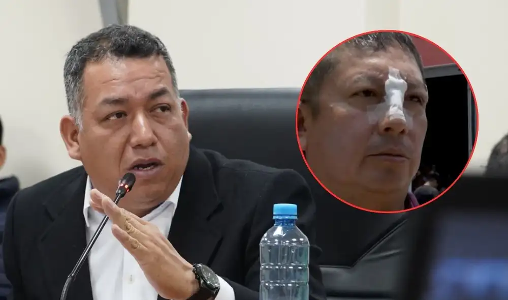 Ciudadano habría sido agredido tanto por la seguridad del congresista como por el propio parlamentario | Composición: LR.