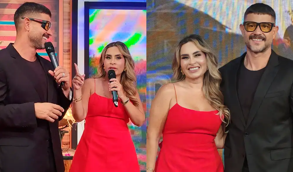 Ethel Pozo y Yaco Eskenazi recalcaron que solo mantienen una linda amistad y que las especulaciones sobre su vínculo son infundadas. Fotos: Sandy Carrión/La República