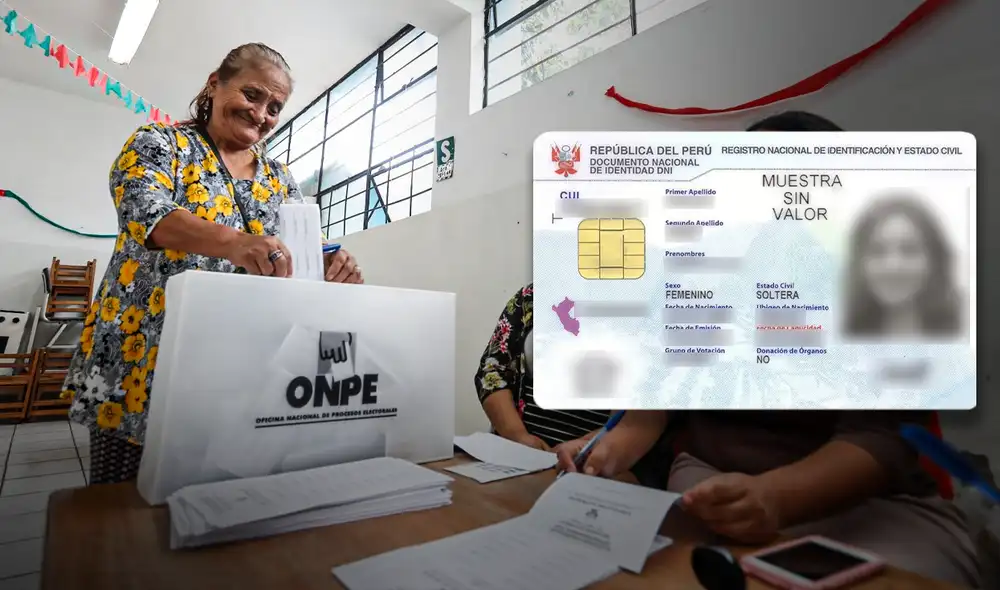 Reniec autorizó que los peruanos puedan votar con su DNI vencido en las Elecciones Generales 2026. Foto: Composición/LR