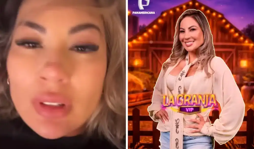 Pamela López se mostró sensible previo a su ingreso a 'La granja VIP' Foto: Composición LR