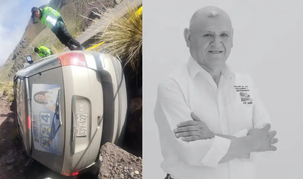 Napoleón Becerra falleció en la madrugada del 15 de marzo tras un accidente en la carretera vía Libertadores. Foto: Composición/LR