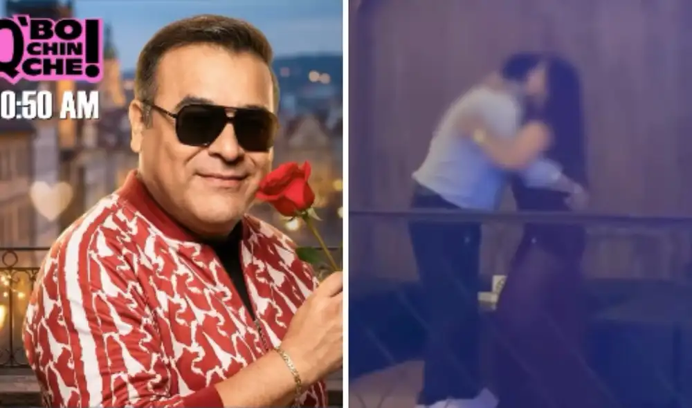 La figura de América TV fue captado durante una salida nocturna Foto: Composición LR