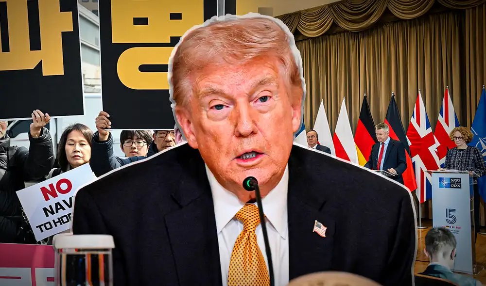 El presidente Donald Trump instó nuevamente a los gobiernos extranjeros a unirse a ellos en la guerra contra Irán: "Que lo hagan rápidamente y con gran entusiasmo".