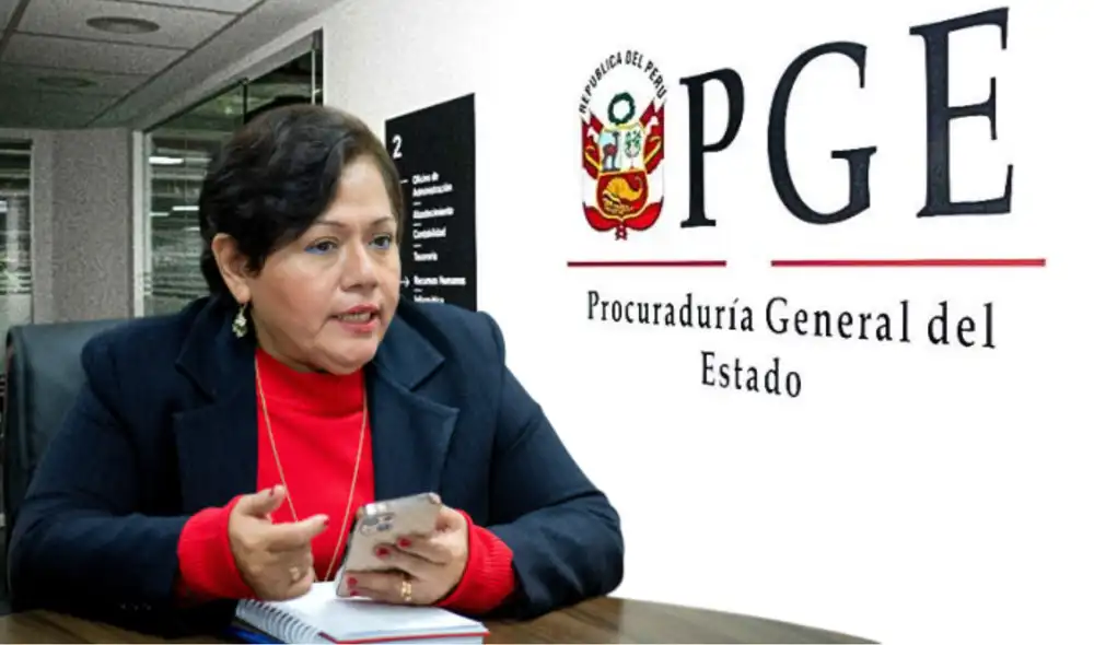 María Caruajulca, procuradora general del Estado.