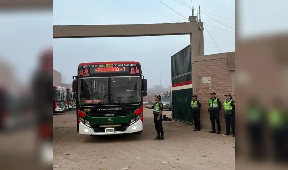 Más de 400 policías resguardan a la empresa Santa Catalina.