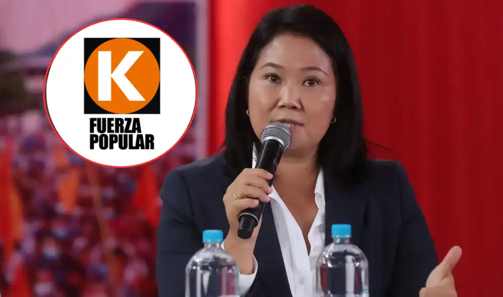 Keiko Fujimori, candidata presidencial por Fuerza Popular.