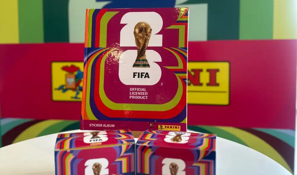 Panini lanza para el Perú el álbum oficial de la Copa Mundial FIFA 2026. Foto: Panini